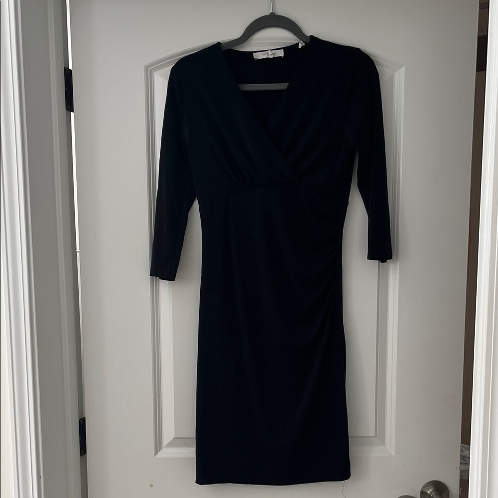 Lark & Ro Black Long Sleeve Dress